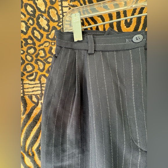 Charter Club Women's Dress Trouser Pants Stripes Navy Blue (10) - Picture 6 of 7